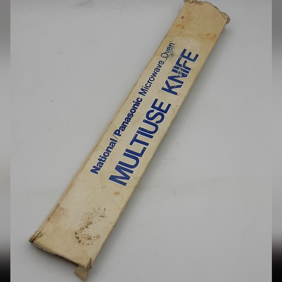 National/Panasonic Microwave Oven Multiuse Knife Japan Stainless Steel Wood Hand - Picture 3 of 12